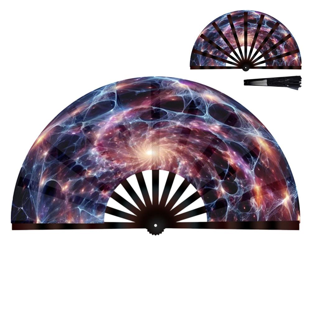 UV Glow Tai Chi Fan Foldable Glitter Hand Fan for Line Dancing, Parties, and Events Style 3
UV Glow Tai Chi Fan Foldable Glitter Hand Fan for Line Dancing, Parties, and Events Style 3