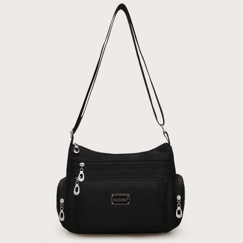 Многослойная нейлоновая сумка через плечо, водонепроницаемая сумка на молнии с множеством карманов, женская сумка-мессенджер, дизайнерская сумка через плечо 28x11x20cm
Многослойная нейлоновая сумка через плечо, водонепроницаемая сумка на молнии с множеством карманов, женская сумка-мессенджер, дизайнерская сумка через плечо 28x11x20cm