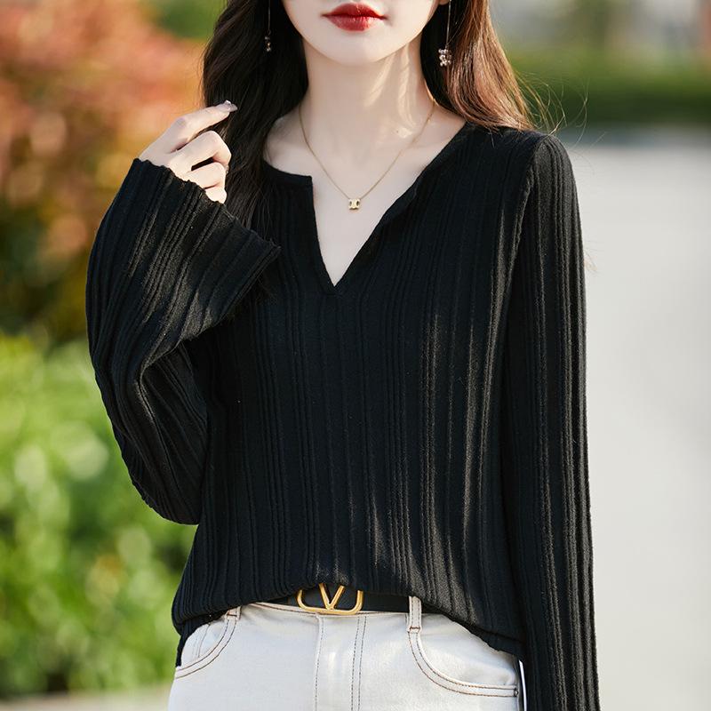 Supply New simple half-open v-neck pit strip design sense knitted sweater women s loose casual knitted jumper XXL чёрный
Supply New simple half-open v-neck pit strip design sense knitted sweater women s loose casual knitted jumper XXL чёрный