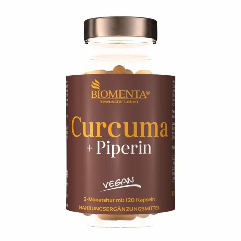 BIOMENTA Turmeric + Piperin 90 Capsules (based on product name)
BIOMENTA Turmeric + Piperin 90 Capsules (based on product name)