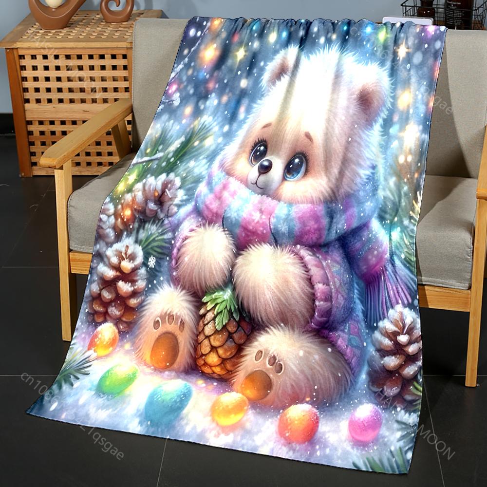 Colorful Winter Theme with Snow Pattern Blanket Flannel Material Soft Warm for All Seasons, Home Outdoor Camping Picnics RV 75x90cm
Colorful Winter Theme with Snow Pattern Blanket Flannel Material Soft Warm for All Seasons, Home Outdoor Camping Picnics RV 75x90cm