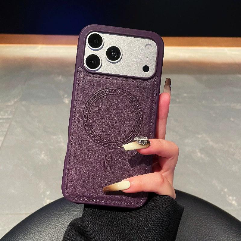 iPhone 17 Pro Max Leather Magnetic Case - Large Hole, Drop-proof, Full Coverage Protection for Apple 16 Pro iPhone 17 Pro Max темно-фиолетового
iPhone 17 Pro Max Leather Magnetic Case - Large Hole, Drop-proof, Full Coverage Protection for Apple 16 Pro iPhone 17 Pro Max темно-фиолетового