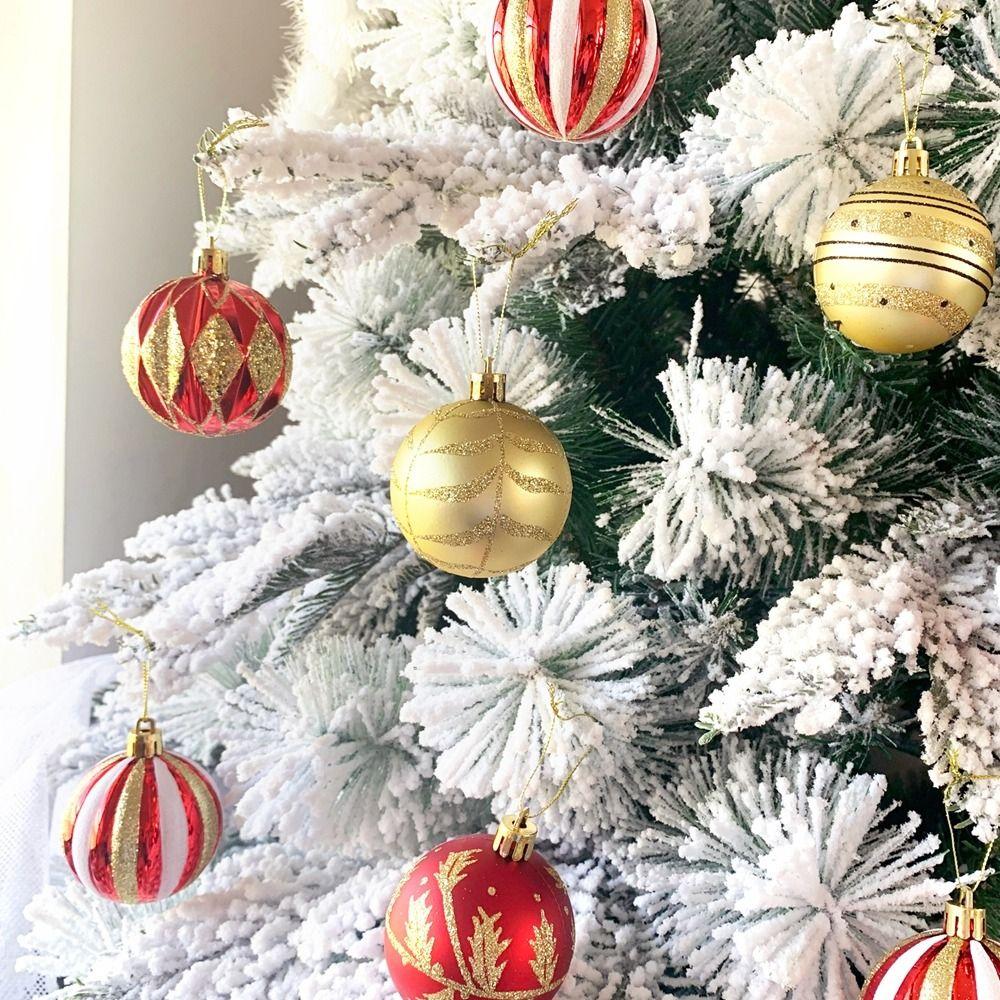 24Pcs/Box Plastic Painted Christmas Balls Set 6cm Christmas Decorations Children Gifts Style F
24Pcs/Box Plastic Painted Christmas Balls Set 6cm Christmas Decorations Children Gifts Style F
