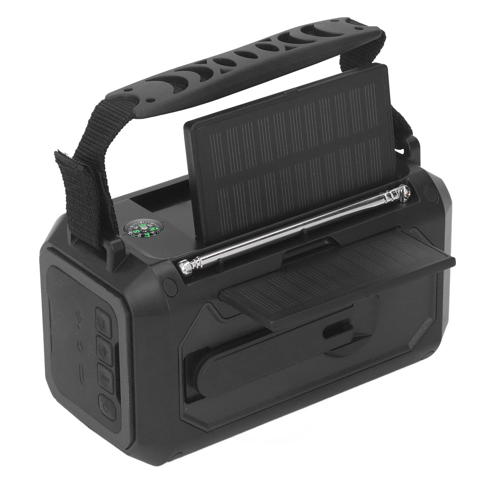 Emergency Weather Radio 12000mAh Power Bank AM FM LED Flashlight Portable Hand Crank Solar Radio for Outdoor Camping
Emergency Weather Radio 12000mAh Power Bank AM FM LED Flashlight Portable Hand Crank Solar Radio for Outdoor Camping