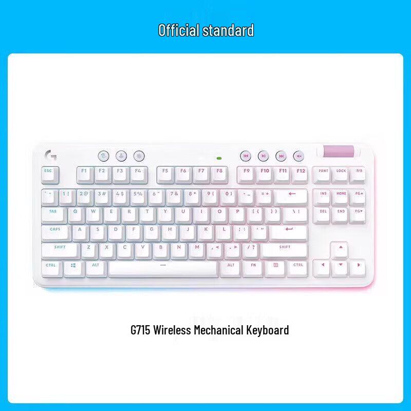 Logitech G715 Aurora Wireless Mechanical Gaming Keyboard
Logitech G715 Aurora Wireless Mechanical Gaming Keyboard