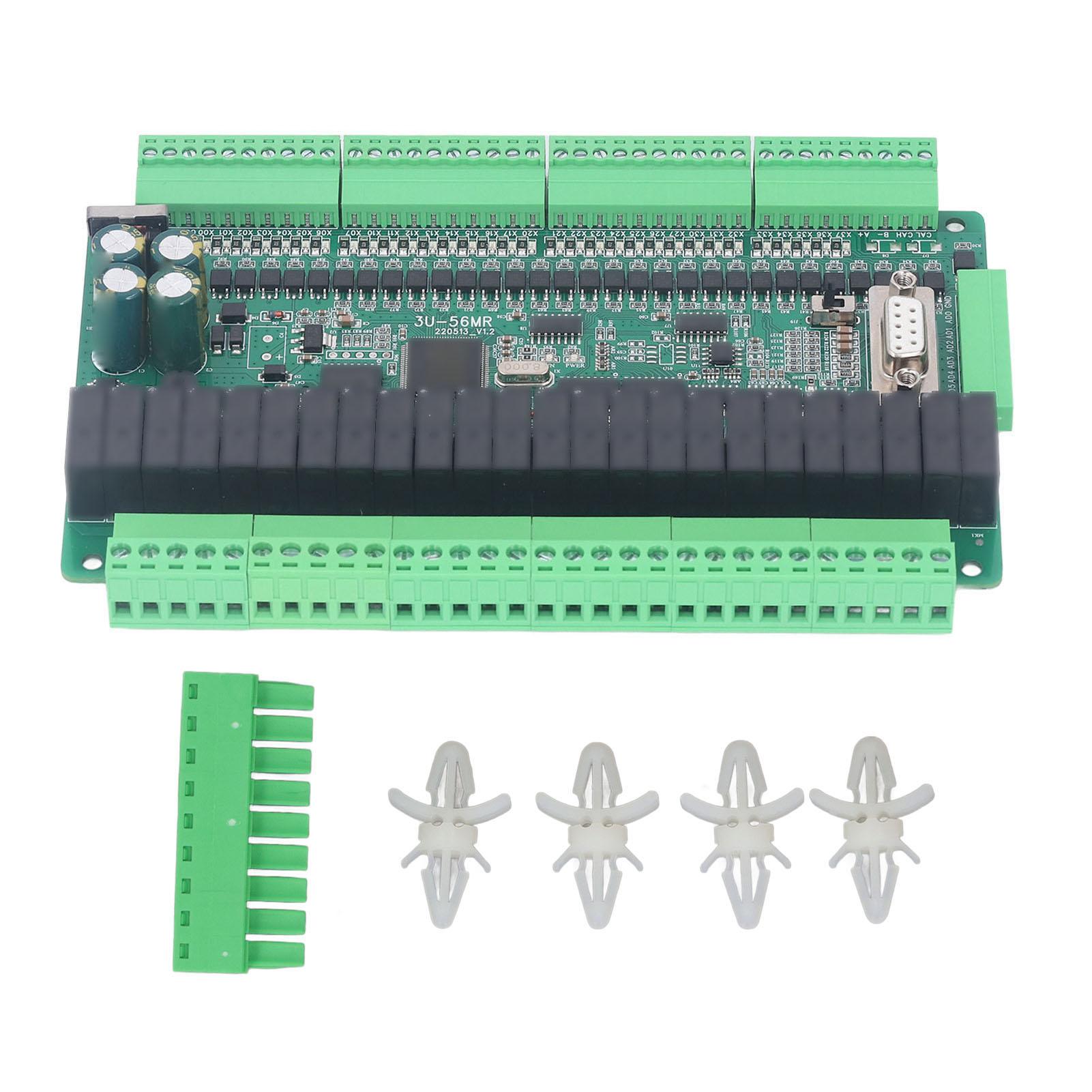 Industrial Control Board PLC 32 Input 24 Output High Speed Counting Programmable Logic Controller
Industrial Control Board PLC 32 Input 24 Output High Speed Counting Programmable Logic Controller