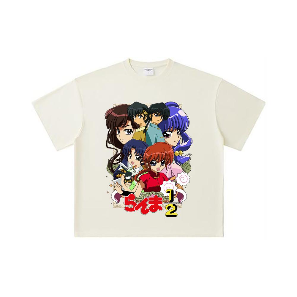 260 GSM Double Yarn 32 Count 100% Cotton Ranma 12 V6 Print Unisex Heavy Cotton T Shirt S
260 GSM Double Yarn 32 Count 100% Cotton Ranma 12 V6 Print Unisex Heavy Cotton T Shirt S