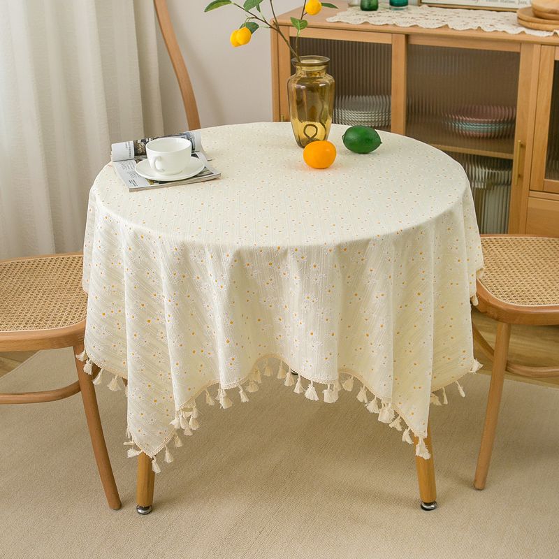 Oil-Proof Tablecloth Fabric Ins Cream Atmosphere Living Room Coffee Table Cloth Small round Table Dining Table Eight-Immortal Table Tablecloth Waterproof oil + summer + add tassel 40*60cm
Oil-Proof Tablecloth Fabric Ins Cream Atmosphere Living Room Coffee Table Cloth Small round Table Dining Table Eight-Immortal Table Tablecloth Waterproof oil + summer + add tassel 40*60cm