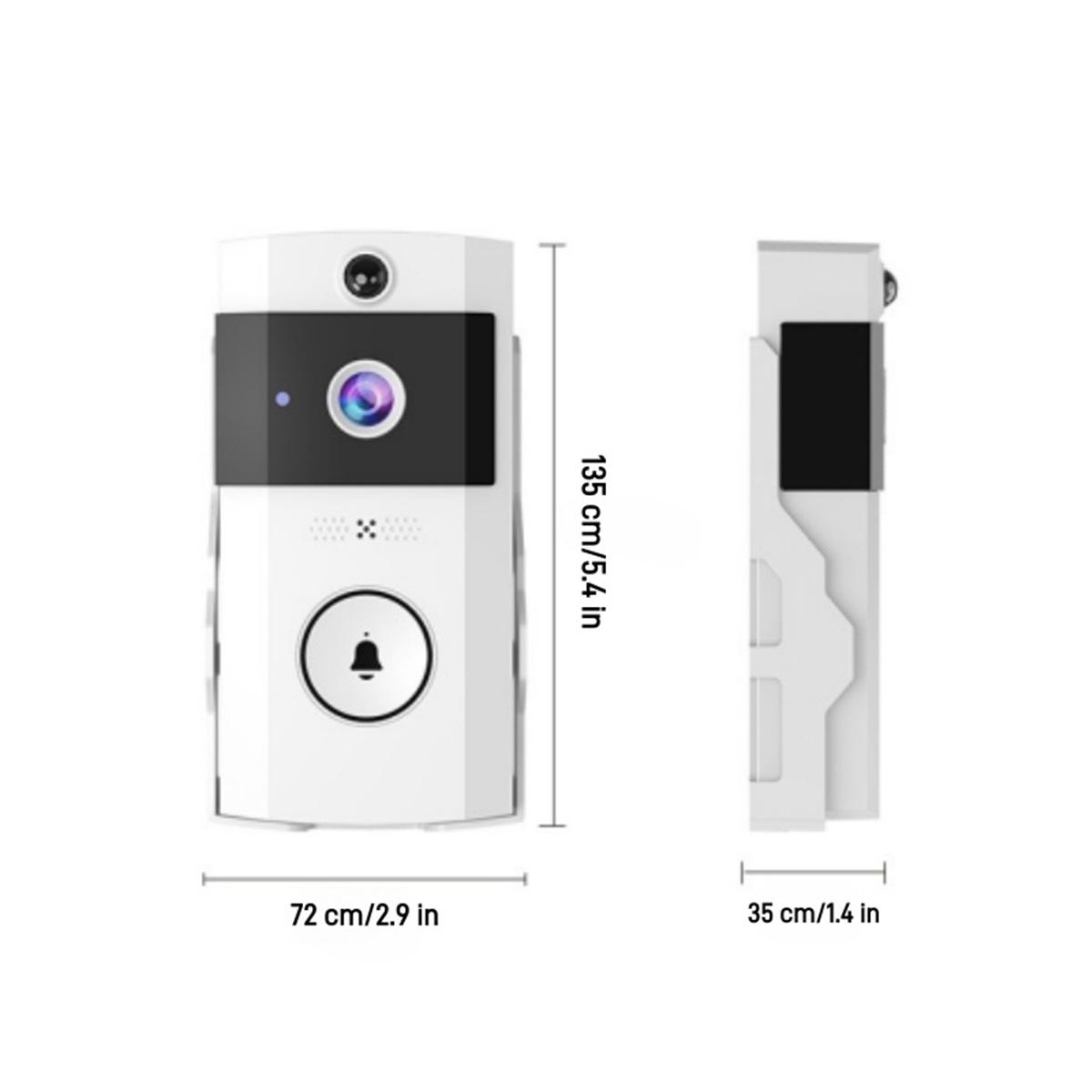 Solar Wireless Smart Video Doorbell HD Security Camera with Rain Cover Weatherproof Outdoor Two-Way Talk Voice Changer WiFi Door video doorbell
Solar Wireless Smart Video Doorbell HD Security Camera with Rain Cover Weatherproof Outdoor Two-Way Talk Voice Changer WiFi Door video doorbell
