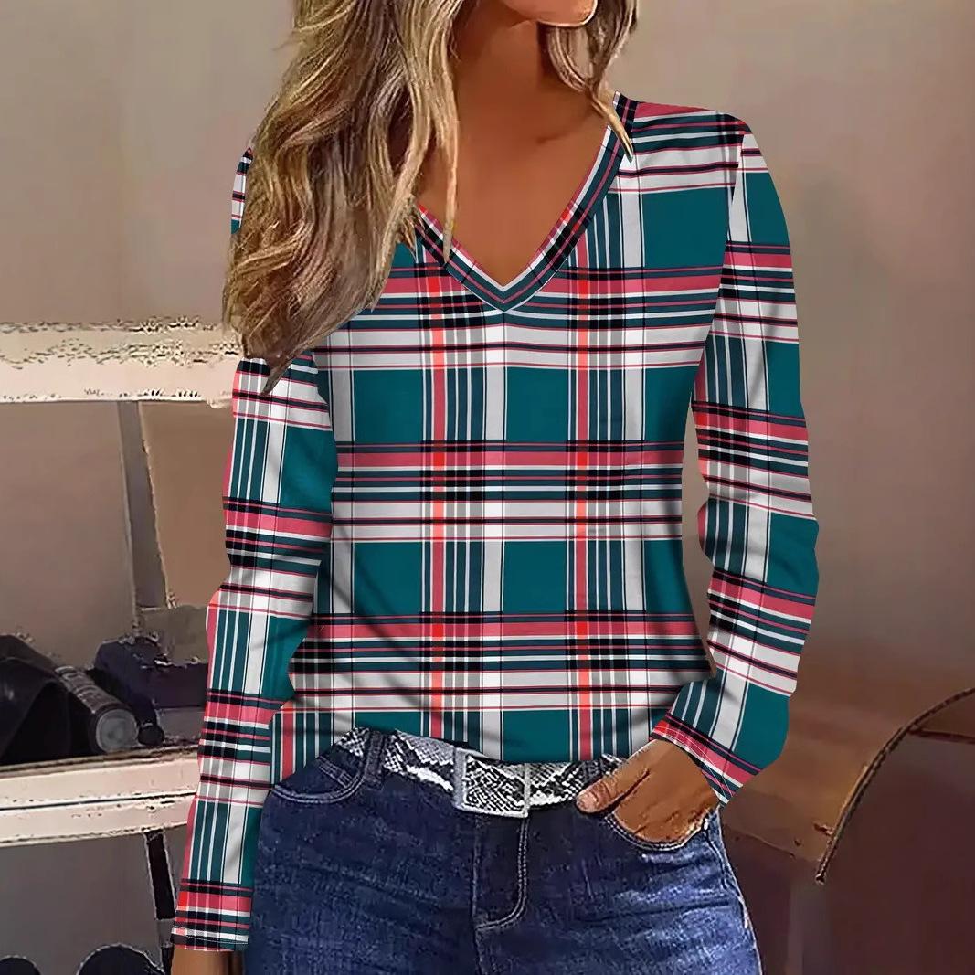 Топ с V-образным вырезом, 3D-принтом с геометрическими узорами, модный повседневный женский лонгслив 3XL
Топ с V-образным вырезом, 3D-принтом с геометрическими узорами, модный повседневный женский лонгслив 3XL