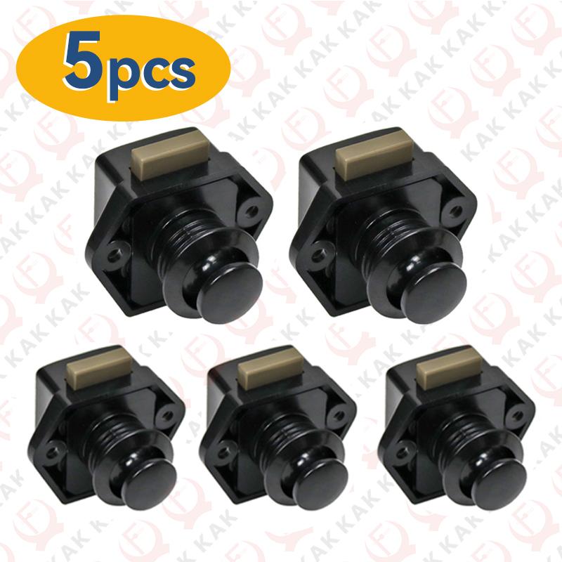 KAK 5pcs Camper Car Push Button Lock Black Kitchen Cabinet Knobs Keyless Drawer Lock Latch 20mm Cut Hole Furniture Lock Hardware
KAK 5pcs Camper Car Push Button Lock Black Kitchen Cabinet Knobs Keyless Drawer Lock Latch 20mm Cut Hole Furniture Lock Hardware