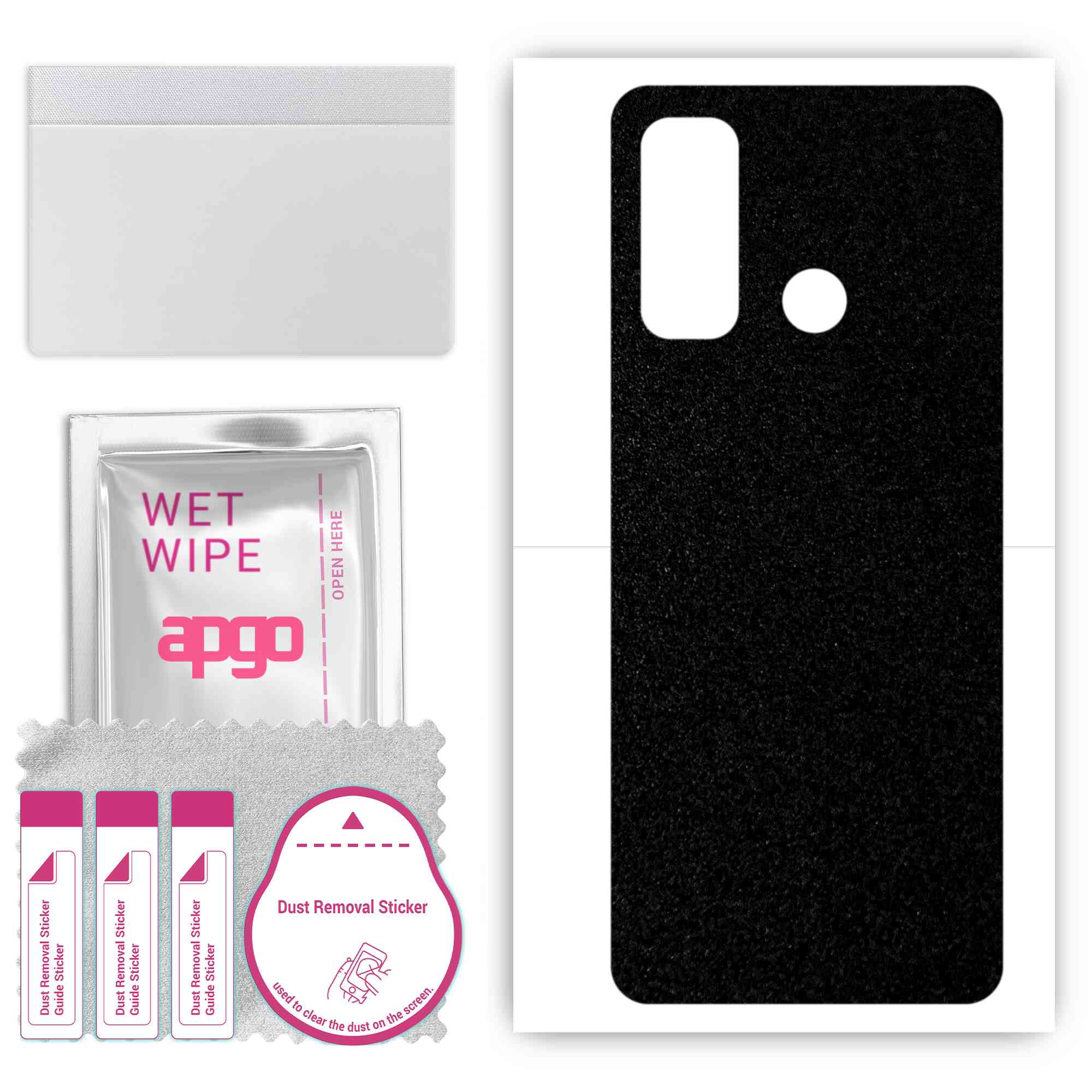apgo Protective Skin Sticker for the back compatible with Tecno Spark 5 Air, Wrap Film, Foil, Vinyl - Pattern Matte Black
apgo Protective Skin Sticker for the back compatible with Tecno Spark 5 Air, Wrap Film, Foil, Vinyl - Pattern Matte Black
