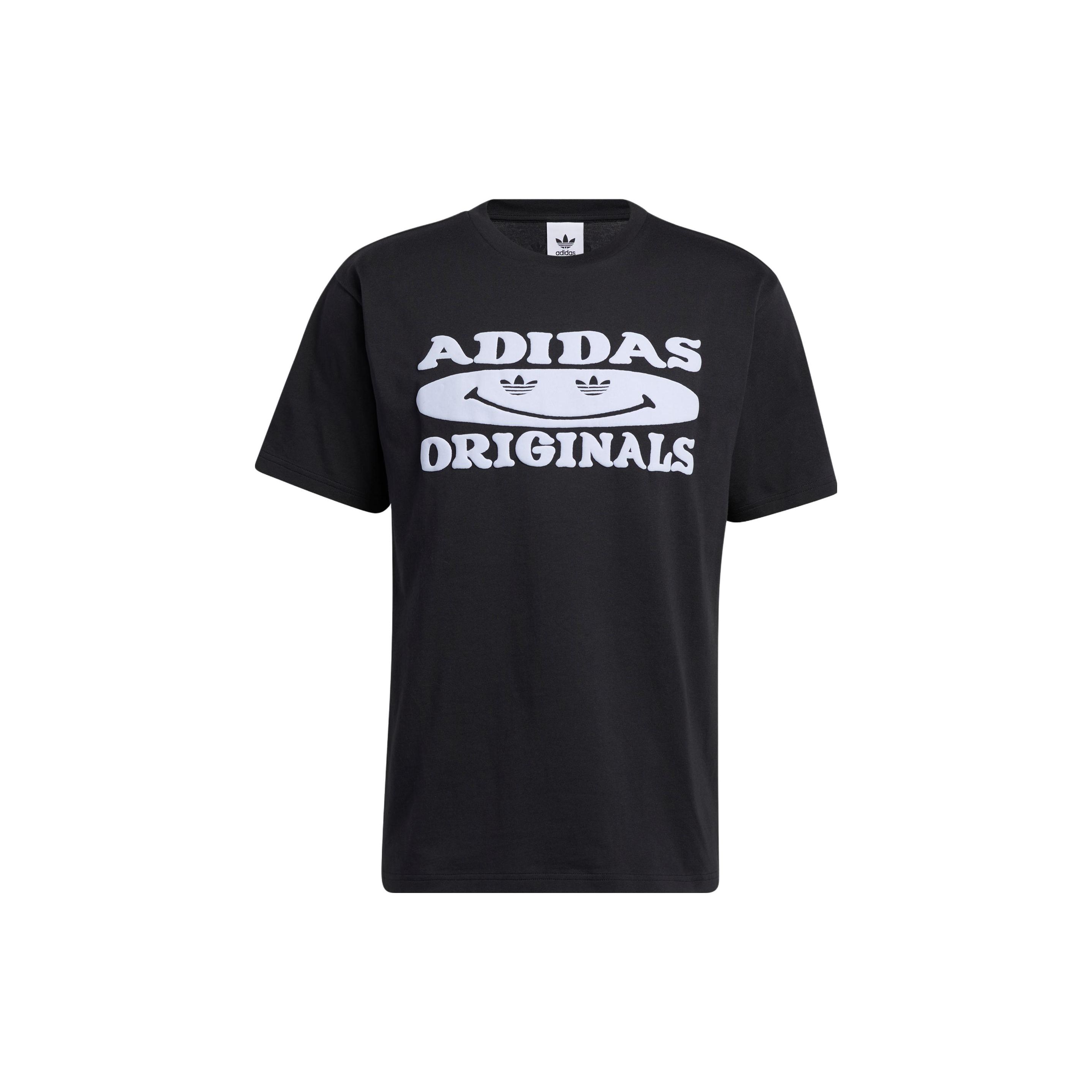 Adidas Оригинальная спортивная футболка с коротким рукавом и узором в виде буквы трилистника, мужские топы, черный цвет H32318 L
Adidas Оригинальная спортивная футболка с коротким рукавом и узором в виде буквы трилистника, мужские топы, черный цвет H32318 L