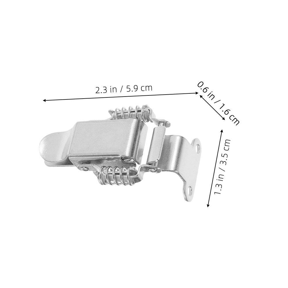 4Pcs Spring Toggle Latch Stainless Steel Catch Lock Sturdy Right Angle Hasp for Wood Box Toolbox Cabinet Hardware
4Pcs Spring Toggle Latch Stainless Steel Catch Lock Sturdy Right Angle Hasp for Wood Box Toolbox Cabinet Hardware