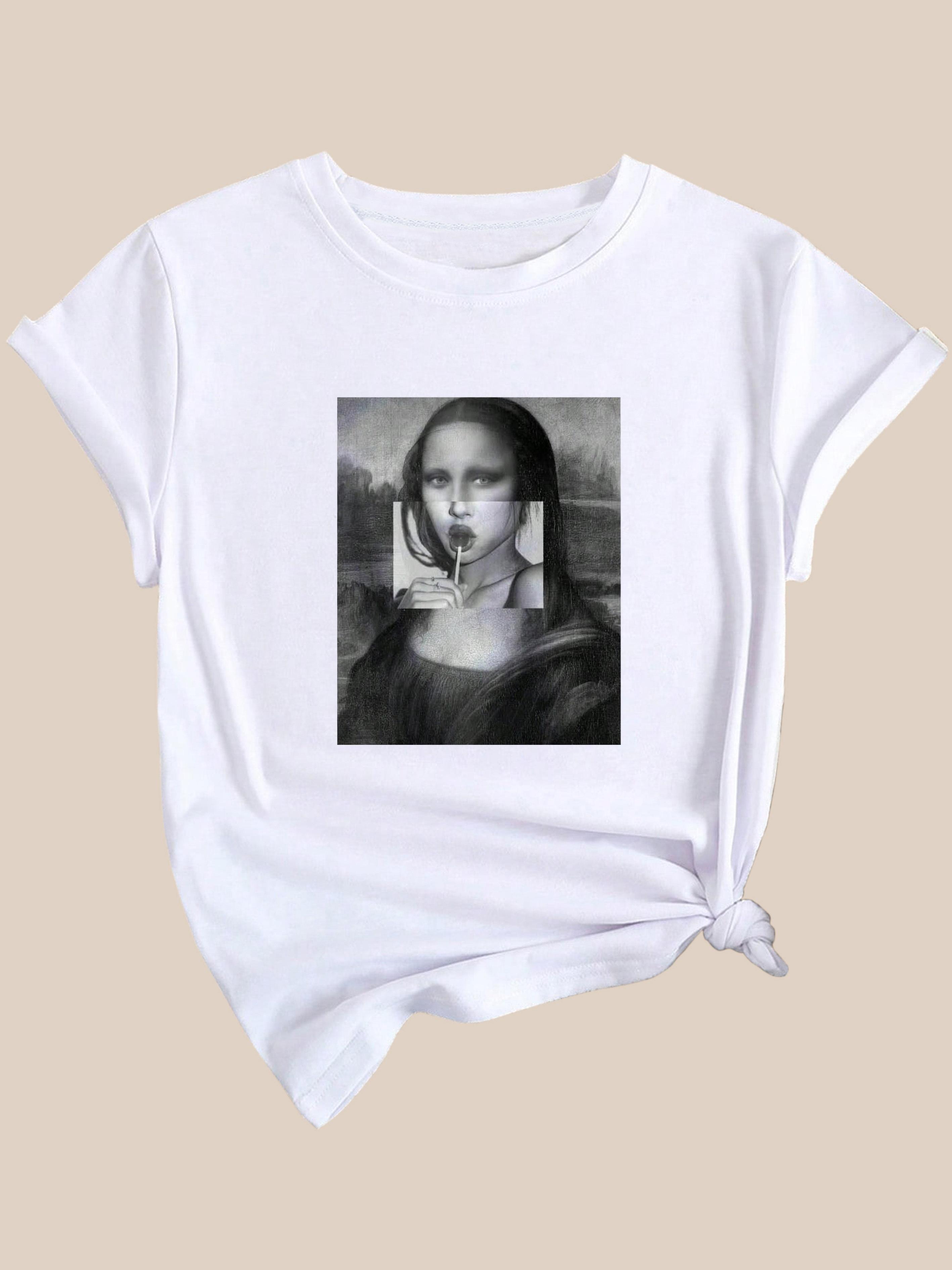 Art Painting Print Tshirt Fashion Short Sleeve Round Neck Casual Top Womens Womens Harajuku Short Sleeve Casual 4XL
Art Painting Print Tshirt Fashion Short Sleeve Round Neck Casual Top Womens Womens Harajuku Short Sleeve Casual 4XL