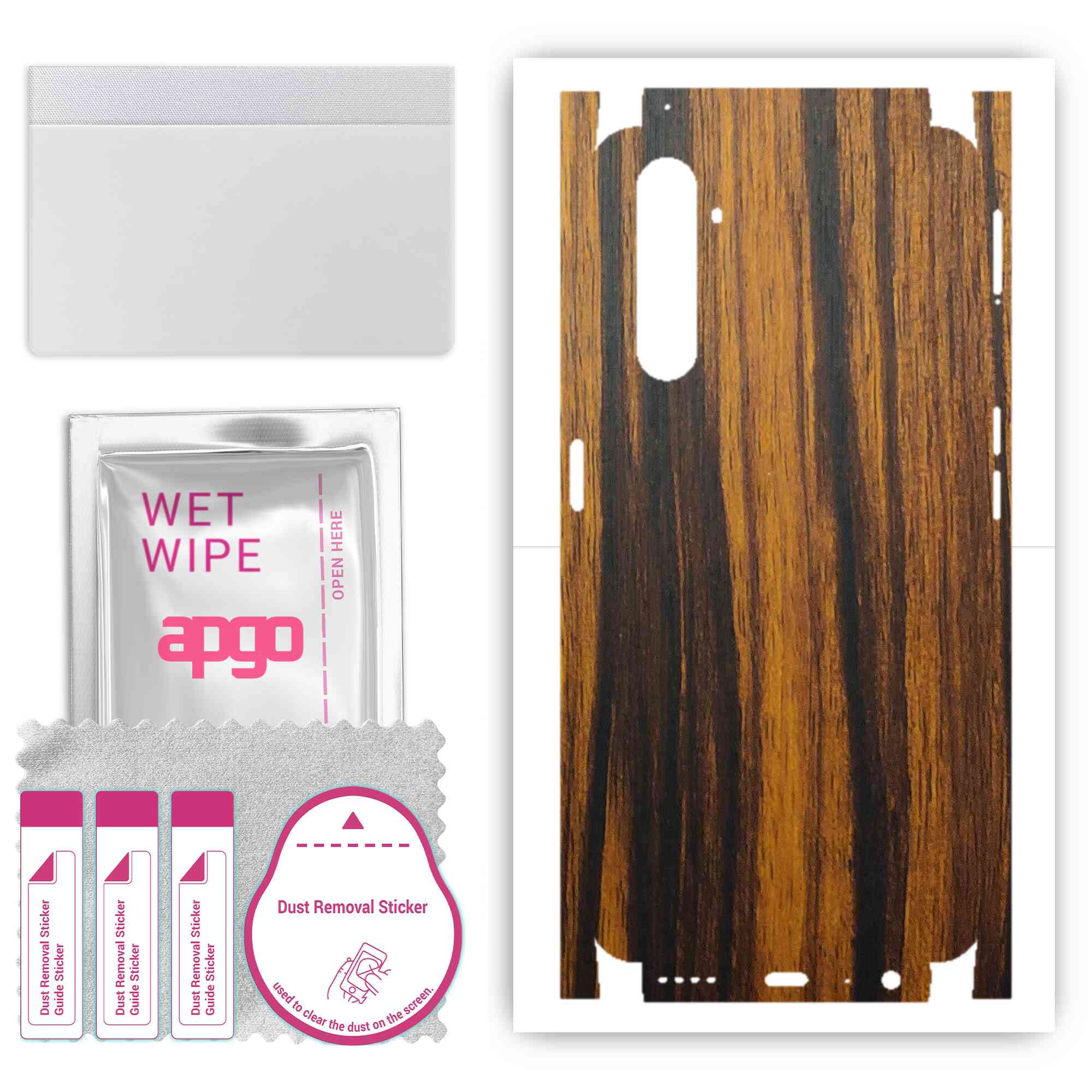 apgo Protective Skin Sticker for the back+sides compatible with Realme 6 Pro, Full Wrap Film, Foil, Vinyl - Pattern Tigerwood
apgo Protective Skin Sticker for the back+sides compatible with Realme 6 Pro, Full Wrap Film, Foil, Vinyl - Pattern Tigerwood