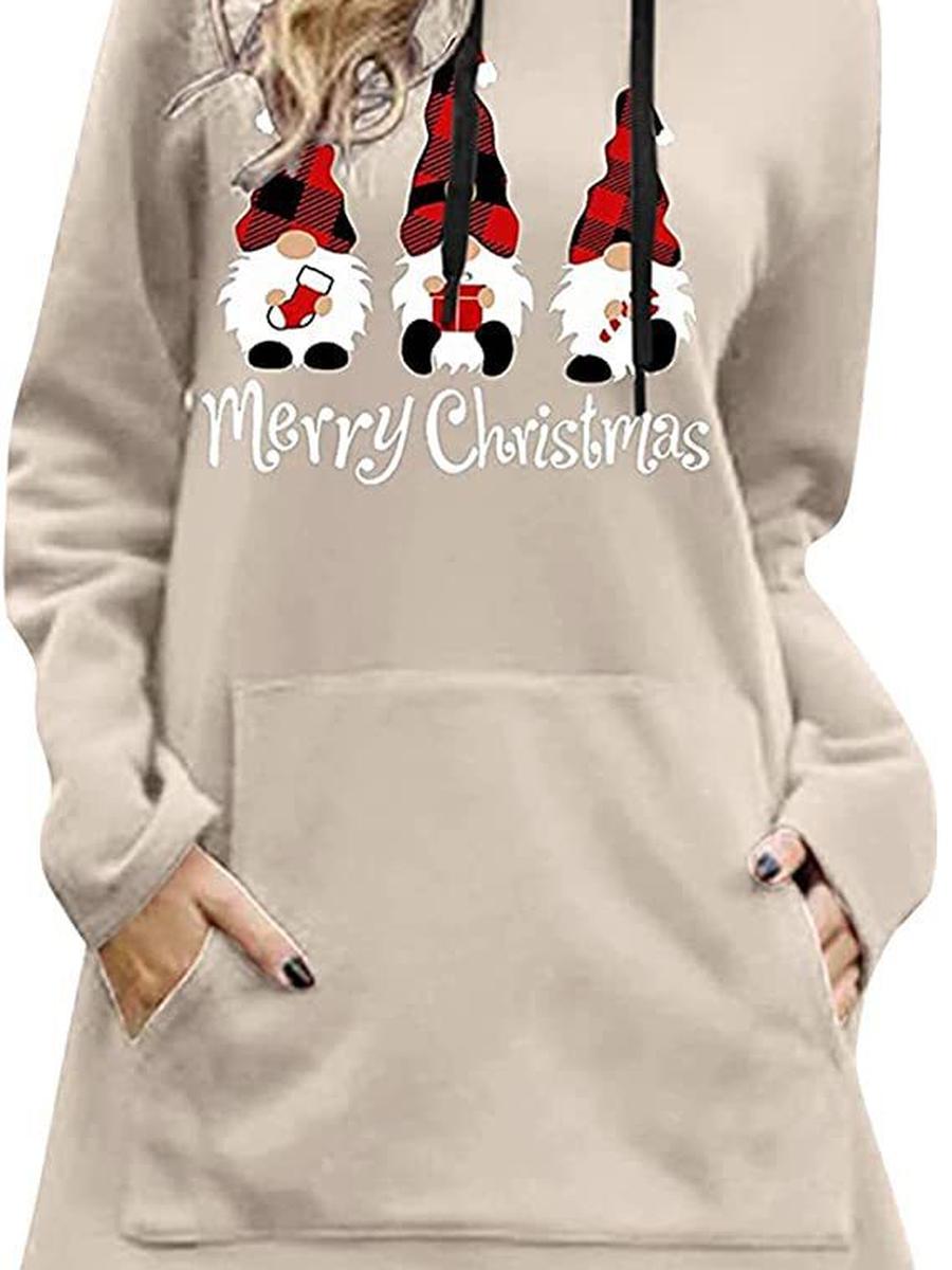 Fall Winter New Arrivals Women s Loose Fit Solid Color Pocket Long Sleeve Hoodie Dress 5XL темного кольору хакі
Fall Winter New Arrivals Women s Loose Fit Solid Color Pocket Long Sleeve Hoodie Dress 5XL темного кольору хакі