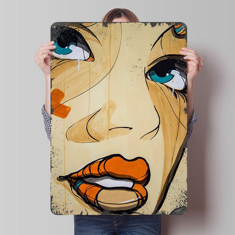 60s Girl Comics Metal Poster Customized Wall Art Retro Vintage Tinplate Signs for Decoration Living Room Decor Men Wand Deko 7.9x11.8In(20x30cm)
60s Girl Comics Metal Poster Customized Wall Art Retro Vintage Tinplate Signs for Decoration Living Room Decor Men Wand Deko 7.9x11.8In(20x30cm)