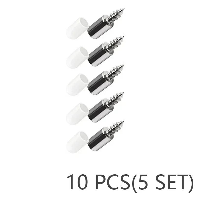 80/10 шт. саморезы многослойный держатель пластины стеллаж для хранения в гардеробе фиксированная опора с нескользящей резиновой втулкой