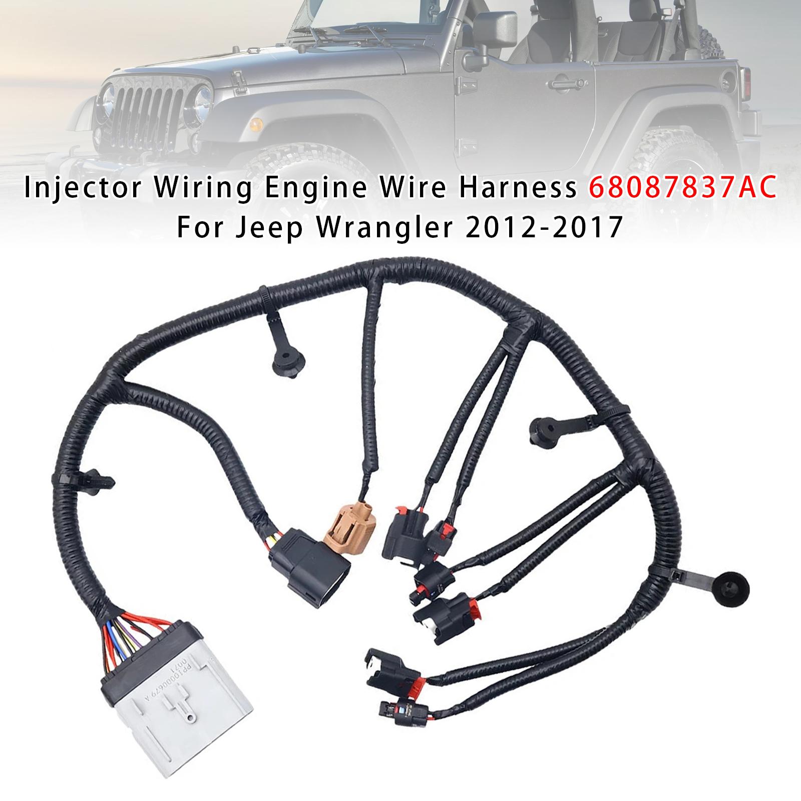 Injector Wiring Engine Wire Harness 68087837AC For Jeep Wrangler 2012-2017
Injector Wiring Engine Wire Harness 68087837AC For Jeep Wrangler 2012-2017