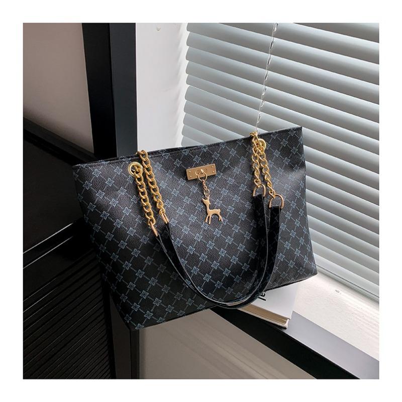 Большая вместительная сумка Новая женская сумка Модная сумка для поездок на работу в стиле ретро с цепочкой Портативная сумка через плечо Сумка-тоут с принтом белый
Большая вместительная сумка Новая женская сумка Модная сумка для поездок на работу в стиле ретро с цепочкой Портативная сумка через плечо Сумка-тоут с принтом белый