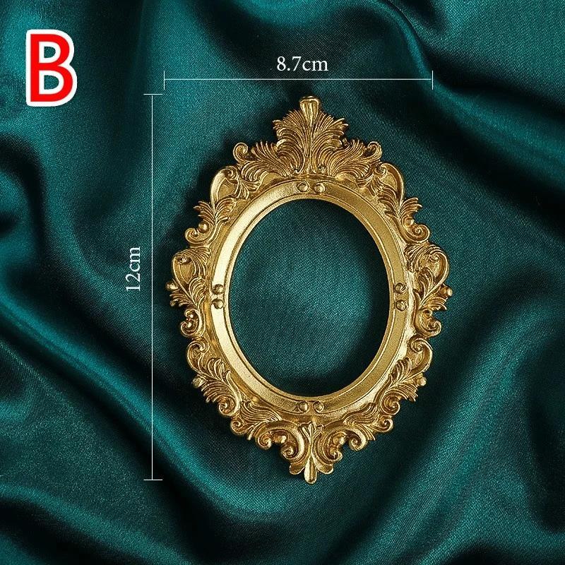 Elegant INS Golden Retro Photo Frame Ornaments Vintage Small Jewelry Positioning Frame Jewelry Display Props Home Decoration B
Elegant INS Golden Retro Photo Frame Ornaments Vintage Small Jewelry Positioning Frame Jewelry Display Props Home Decoration B