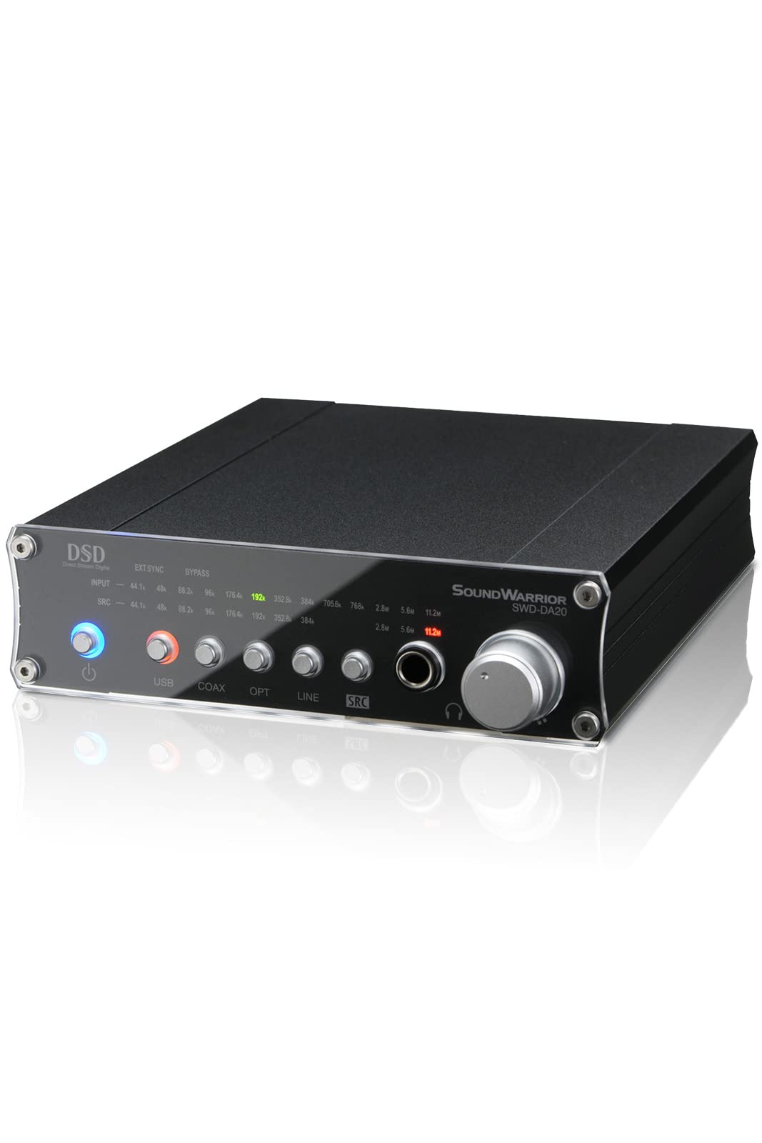 SOUND WARRIOR USB converter with clock input function Made in Japan High-performance D/A SWD-DA20-SD
SOUND WARRIOR USB converter with clock input function Made in Japan High-performance D/A SWD-DA20-SD