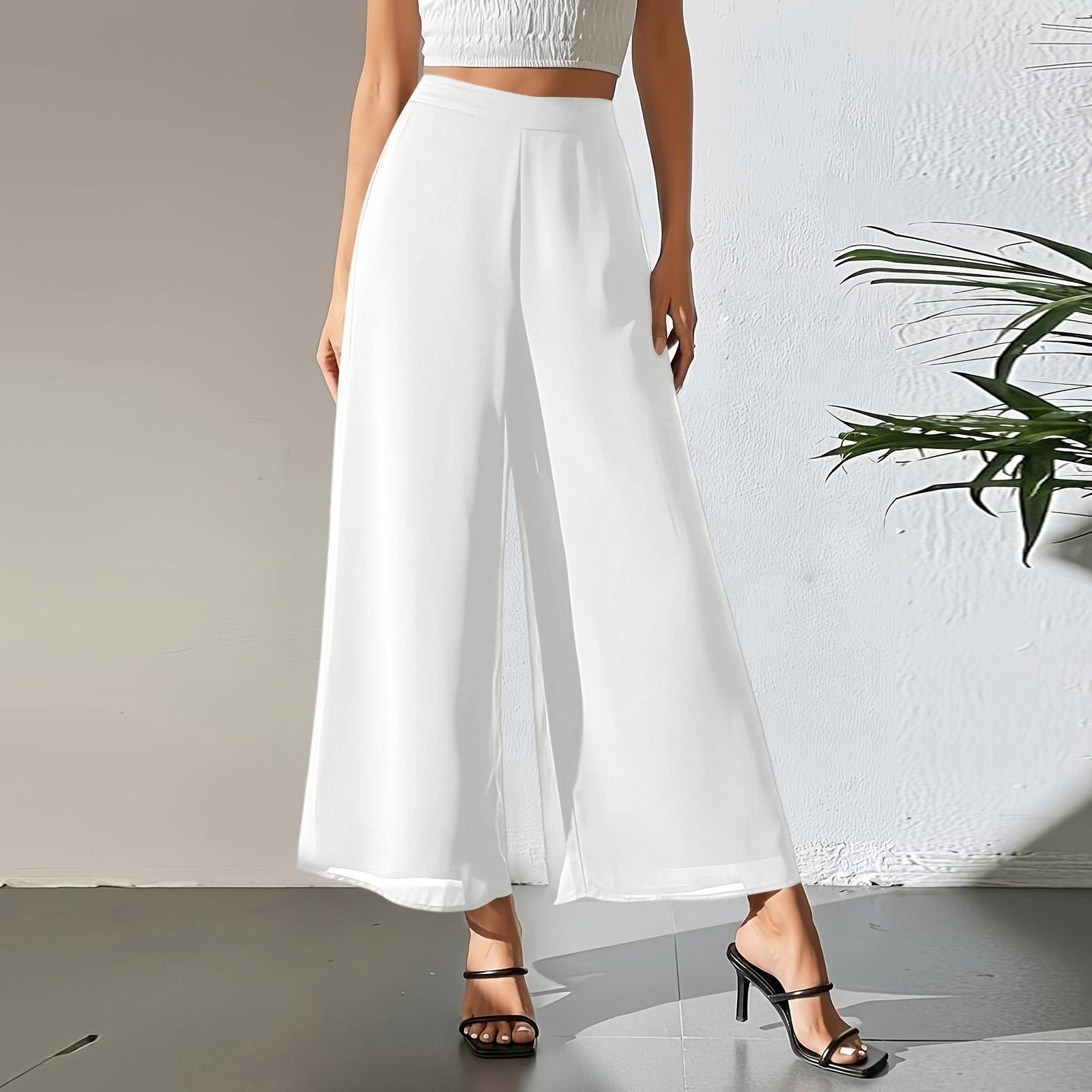 Women s Straight Pants Fashion Casual Pants Nine Point Harlan Pants M білий
Women s Straight Pants Fashion Casual Pants Nine Point Harlan Pants M білий
