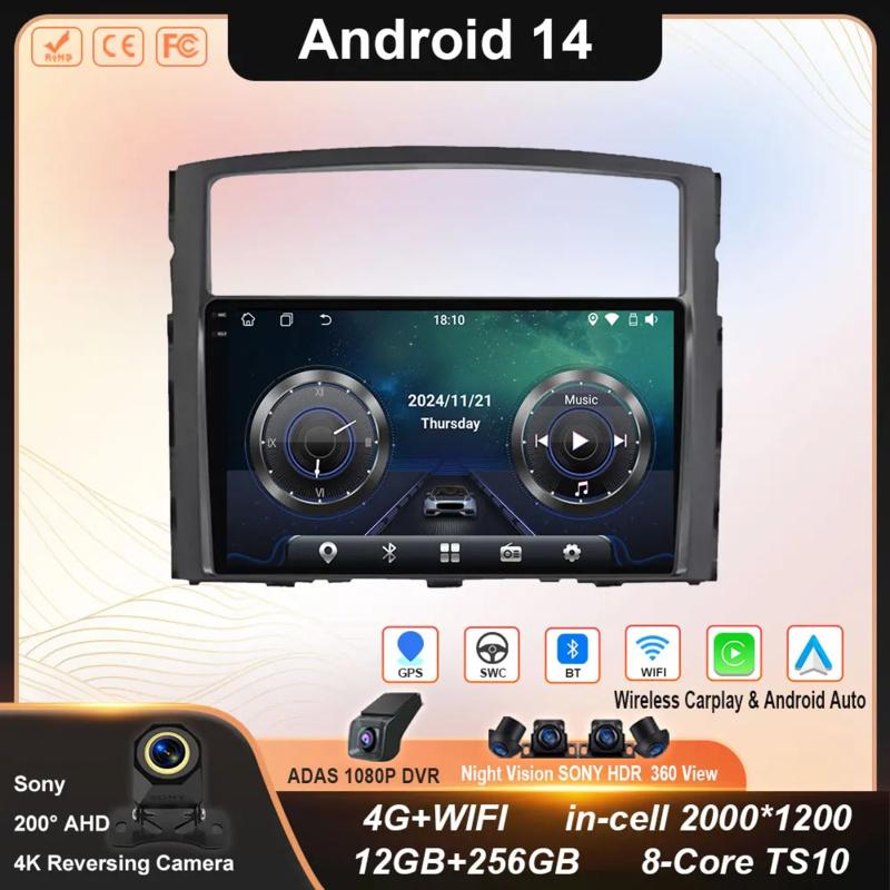 Android для Mitsubishi Pajero 4 V80 V90 2006 -2010 2012 2013 2014 Автомобильный экран Авто Радио Мультимедиа GPS Видео Навигация Carplay
Android для Mitsubishi Pajero 4 V80 V90 2006 -2010 2012 2013 2014 Автомобильный экран Авто Радио Мультимедиа GPS Видео Навигация Carplay