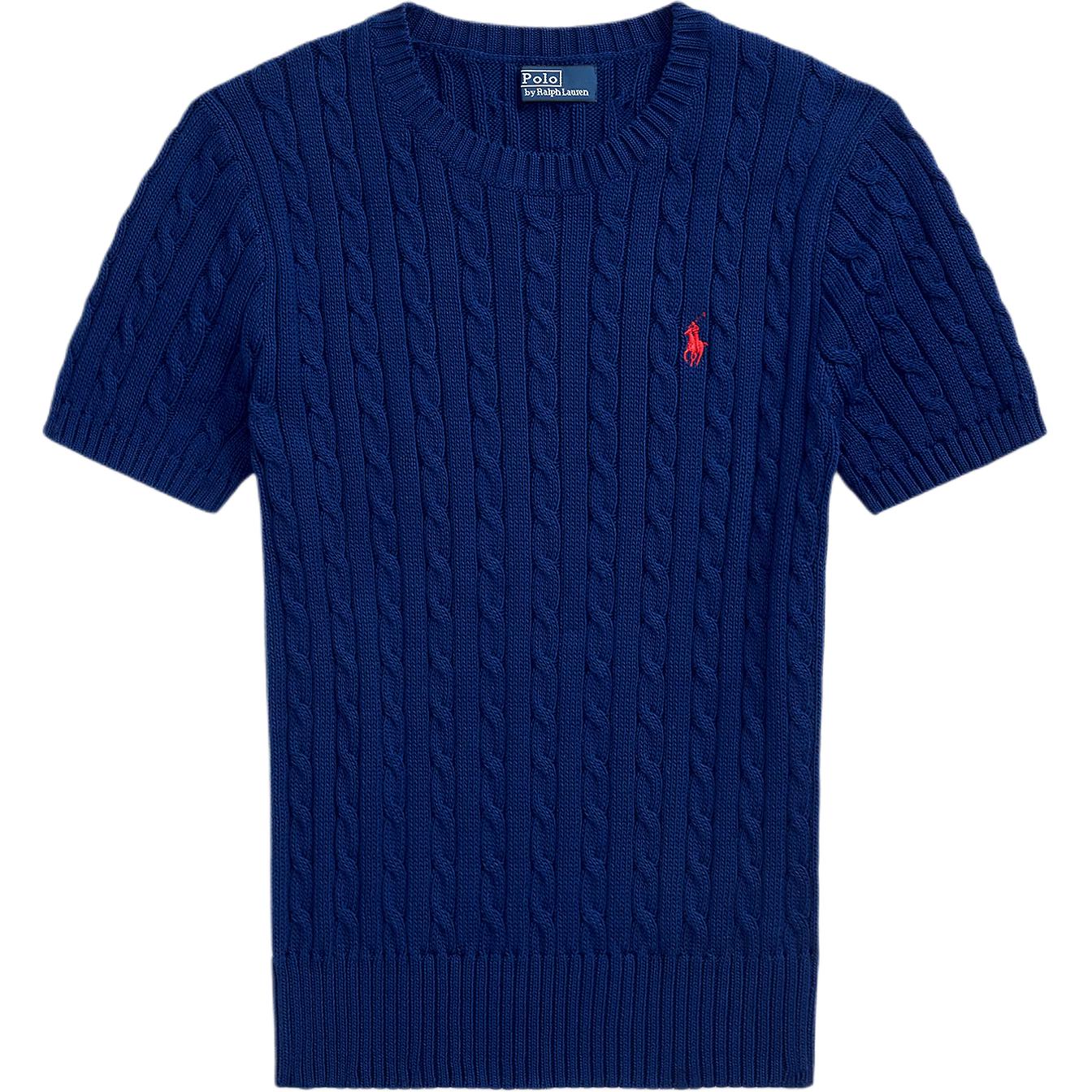 Polo Ralph Lauren Логотип Приталенный крой Круглый вырез Короткий рукав Женский свитер Синий 100053222 M
Polo Ralph Lauren Логотип Приталенный крой Круглый вырез Короткий рукав Женский свитер Синий 100053222 M
