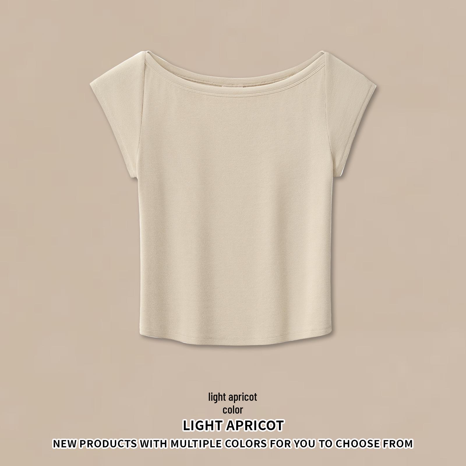 RS Women s Fashion | Retro One-shoulder Spicy Girl Fitted T-shirt, 260G Skin-friendly European & American Style Short Sleeve. M абрикос світлого кольору
RS Women s Fashion | Retro One-shoulder Spicy Girl Fitted T-shirt, 260G Skin-friendly European & American Style Short Sleeve. M абрикос світлого кольору