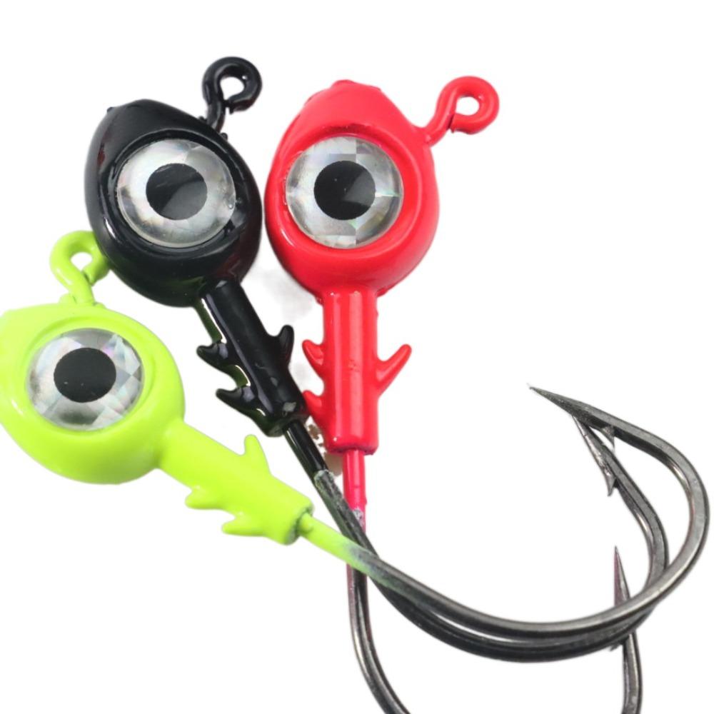 3D Eyes Jig Head Hook 5g 7g 10g 14g Jig Head Fishing Hook Big Eye Jig Head Red Fish
3D Eyes Jig Head Hook 5g 7g 10g 14g Jig Head Fishing Hook Big Eye Jig Head Red Fish