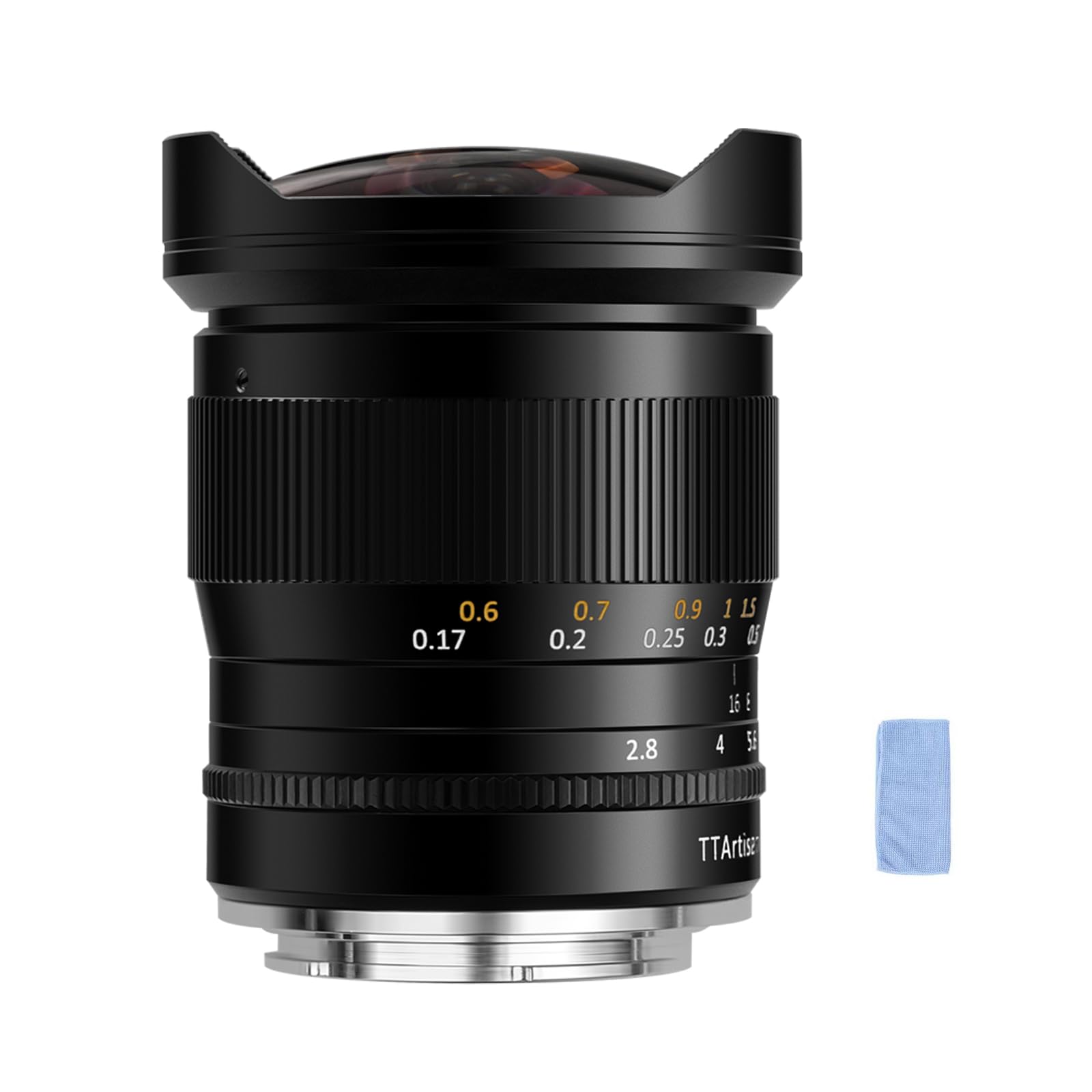 TTArtisan Master Optics 11mm Fisheye Ultra Wide Angle Fisheye Full Frame Manual Lens RF Mount Mirrorless Camera Lens Authorized Black F2.8 [TTArtisan
TTArtisan Master Optics 11mm Fisheye Ultra Wide Angle Fisheye Full Frame Manual Lens RF Mount Mirrorless Camera Lens Authorized Black F2.8 [TTArtisan