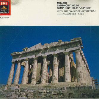 CD JEFFREY TATE - Mozart Symphony No.40 / No.41 Jupit HCD1104 EMI Japan Classical Used
CD JEFFREY TATE - Mozart Symphony No.40 / No.41 Jupit HCD1104 EMI Japan Classical Used
