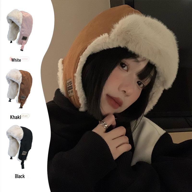 Women s Suede Aviator Hat with Thick Plush Ear Protection for Autumn and Winter One Size
Women s Suede Aviator Hat with Thick Plush Ear Protection for Autumn and Winter One Size