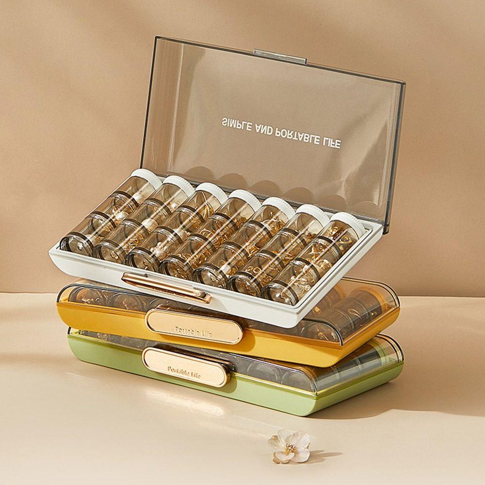 Mini Weekly Pill Organizer Box 7-Day Daily Pill Box Portable Divided Medicine Box Home зелений
Mini Weekly Pill Organizer Box 7-Day Daily Pill Box Portable Divided Medicine Box Home зелений
