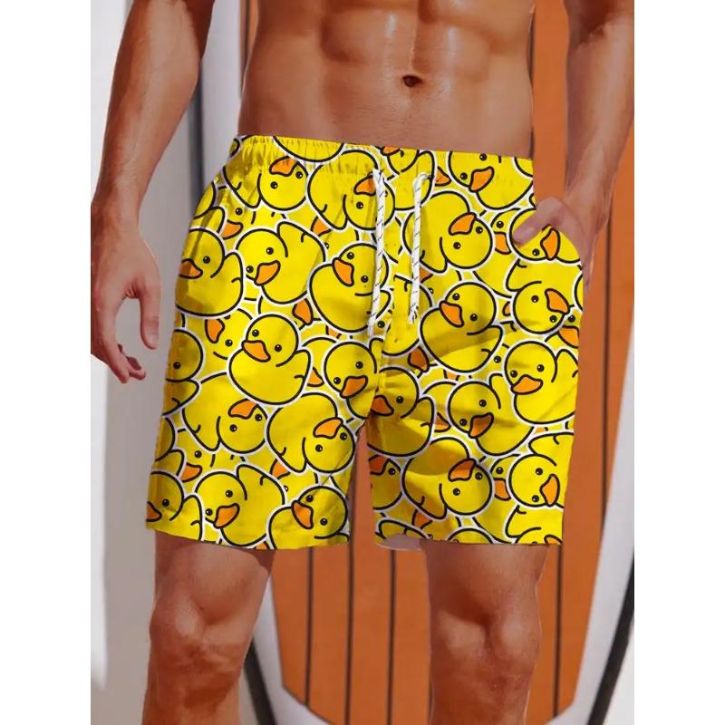Hawaiian Yellow Duck Mens Printing Short Summer New Swim Trunks Elastic Waist 3D Print Breathable Short Pants L
Hawaiian Yellow Duck Mens Printing Short Summer New Swim Trunks Elastic Waist 3D Print Breathable Short Pants L