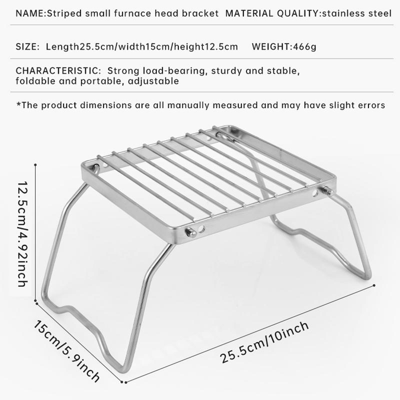 Сетка для мини-гриля на открытом воздухе, кронштейн для плиты из нержавеющей стали, кронштейн для переносного противня, кронштейн для небольшой газовой плиты
Сетка для мини-гриля на открытом воздухе, кронштейн для плиты из нержавеющей стали, кронштейн для переносного противня, кронштейн для небольшой газовой плиты