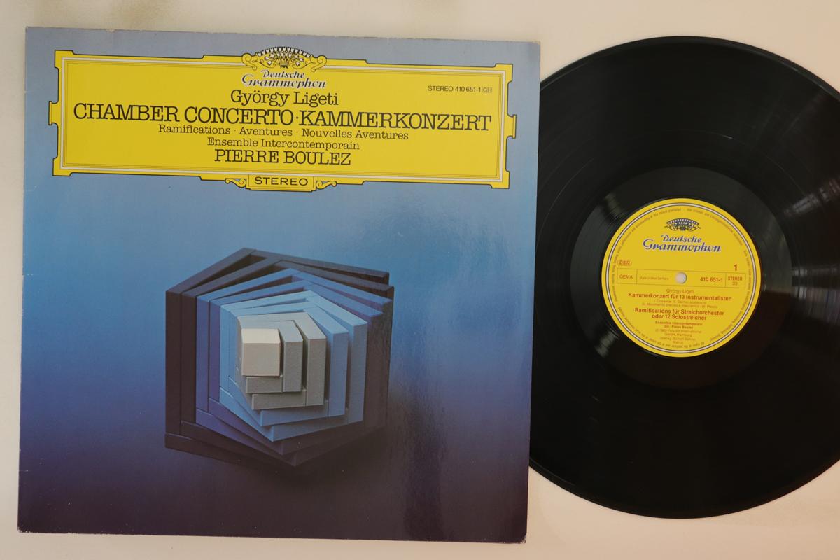 LP Record PIERRE BOULEZ ENSEMBLE INTERCONTEM Gyorgy Ligeti Chamber Concerto Ra 4106511 DEUTSCHE GRAMM 1983 Germany Classical Used
LP Record PIERRE BOULEZ ENSEMBLE INTERCONTEM Gyorgy Ligeti Chamber Concerto Ra 4106511 DEUTSCHE GRAMM 1983 Germany Classical Used