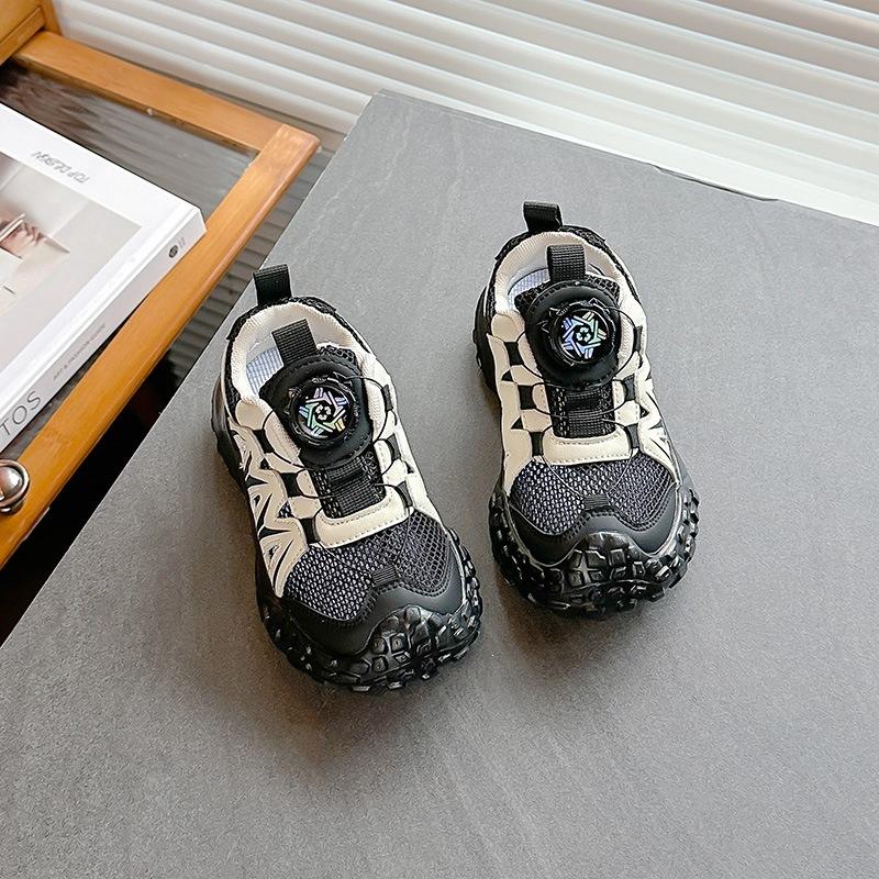 Korean-style boys closed-toe sports sandals2026Summer New Style Rotating Buckle Girls Hollow Mesh Breathable Casual Shoes 30 чорний
Korean-style boys closed-toe sports sandals2026Summer New Style Rotating Buckle Girls Hollow Mesh Breathable Casual Shoes 30 чорний