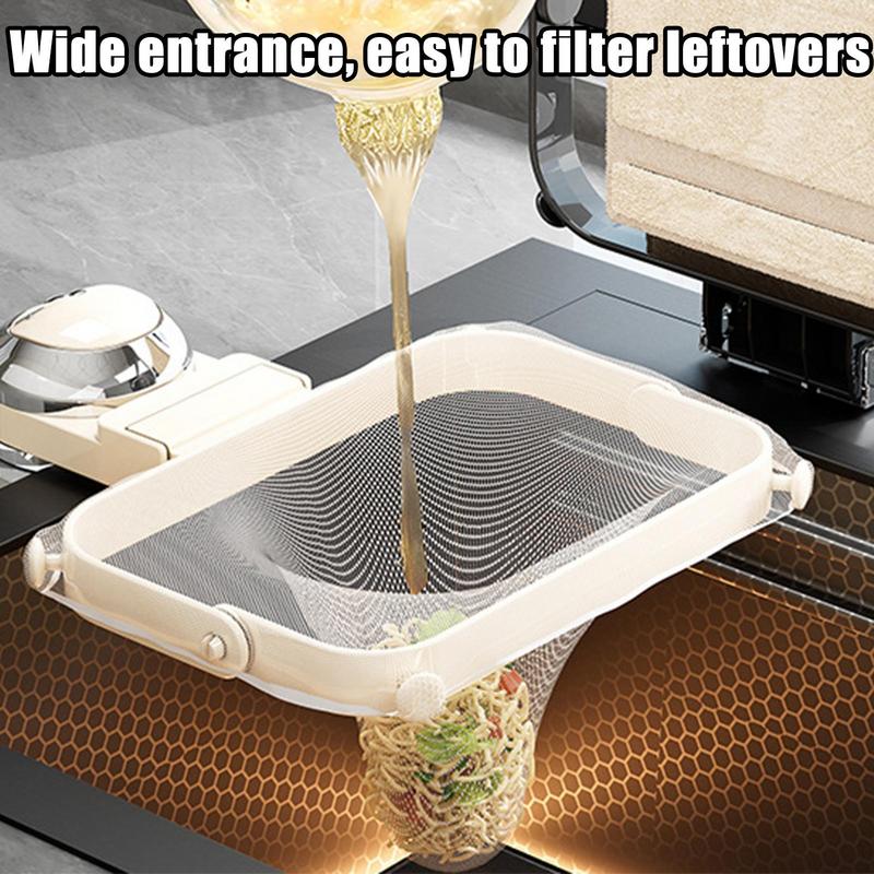 Sink Strainer Rack Food Catcher Kitchen Foldable Suction Cup Strainer Waste Catching Basket Disposable Garbage Mesh Bag серый
Sink Strainer Rack Food Catcher Kitchen Foldable Suction Cup Strainer Waste Catching Basket Disposable Garbage Mesh Bag серый