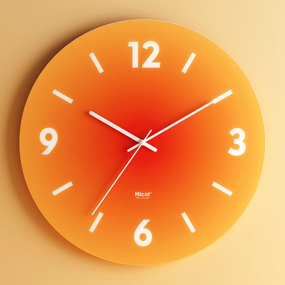 12 inch Sunset Wall Clock Battery Operated Gradient Glass Silent Clocks for Home (No Battery) Blue/Number
12 inch Sunset Wall Clock Battery Operated Gradient Glass Silent Clocks for Home (No Battery) Blue/Number