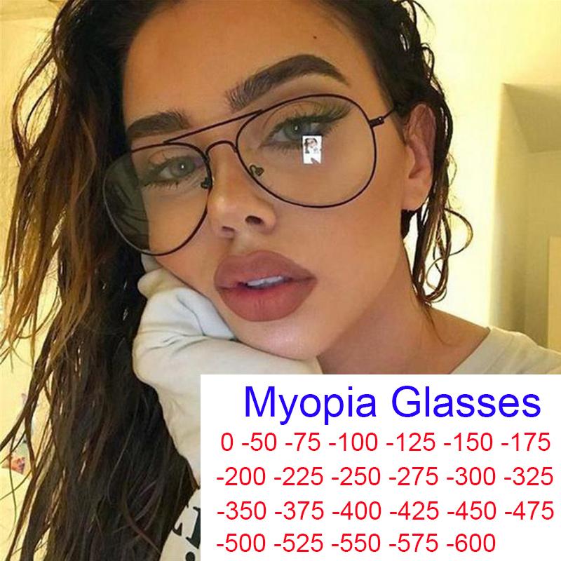 New Fashion Myopia Clear Pilot Glasses Women Men Luxury Brand Metal Frame Optical Spectacles Vision Care Eyeglasses Minus -1 -6 Myopia -600
New Fashion Myopia Clear Pilot Glasses Women Men Luxury Brand Metal Frame Optical Spectacles Vision Care Eyeglasses Minus -1 -6 Myopia -600