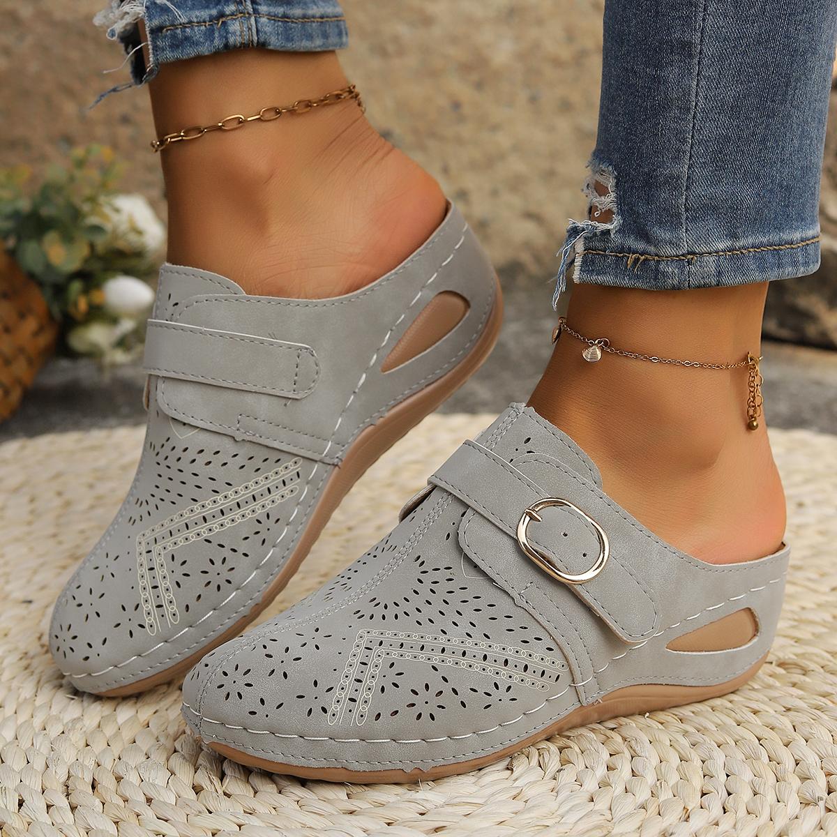 Fashion Women Round Toe Slippers 2024 Spring Summer Fashion Shallow Sandals Comfortable Lightweight Slippers Women Hot Slides Women 36 серый
Fashion Women Round Toe Slippers 2024 Spring Summer Fashion Shallow Sandals Comfortable Lightweight Slippers Women Hot Slides Women 36 серый