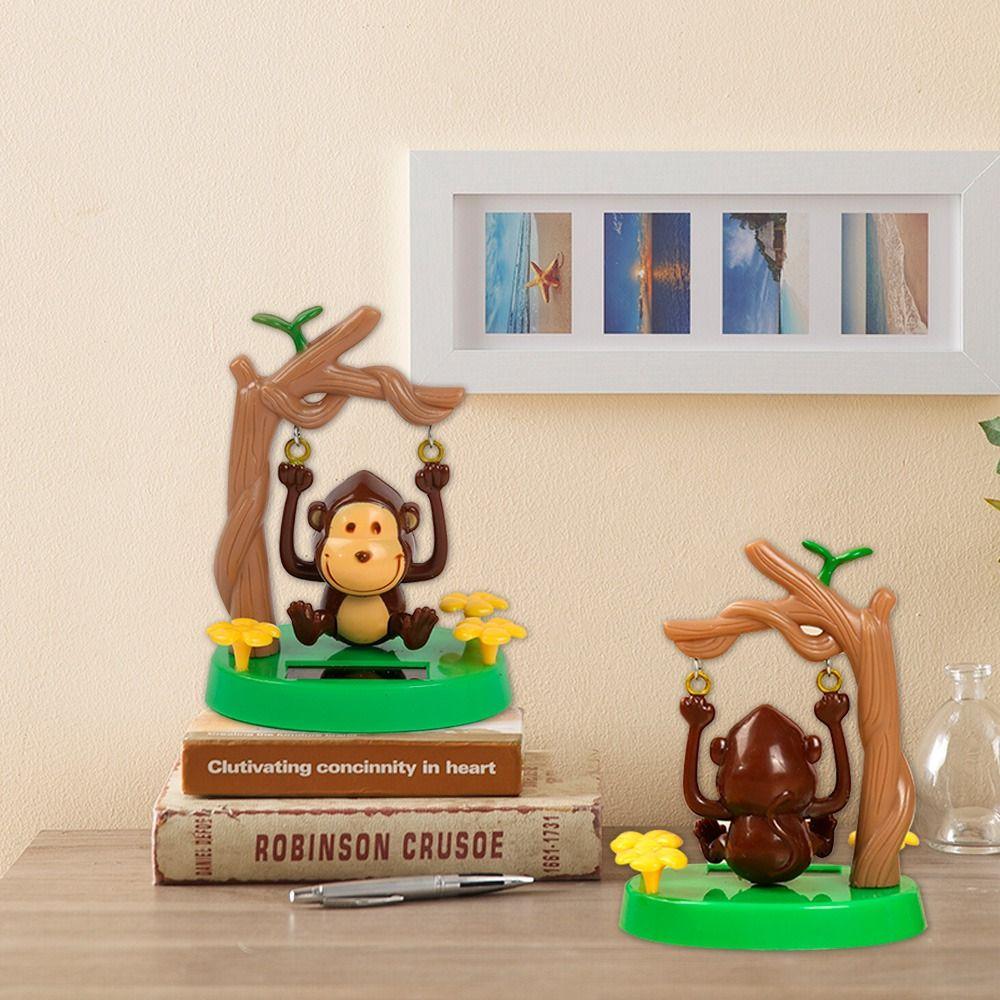 Car Dashboard Interior Solar Powered Dancing Toys Desktop Ornaments Monkey Swinging Dancer Toy
Car Dashboard Interior Solar Powered Dancing Toys Desktop Ornaments Monkey Swinging Dancer Toy