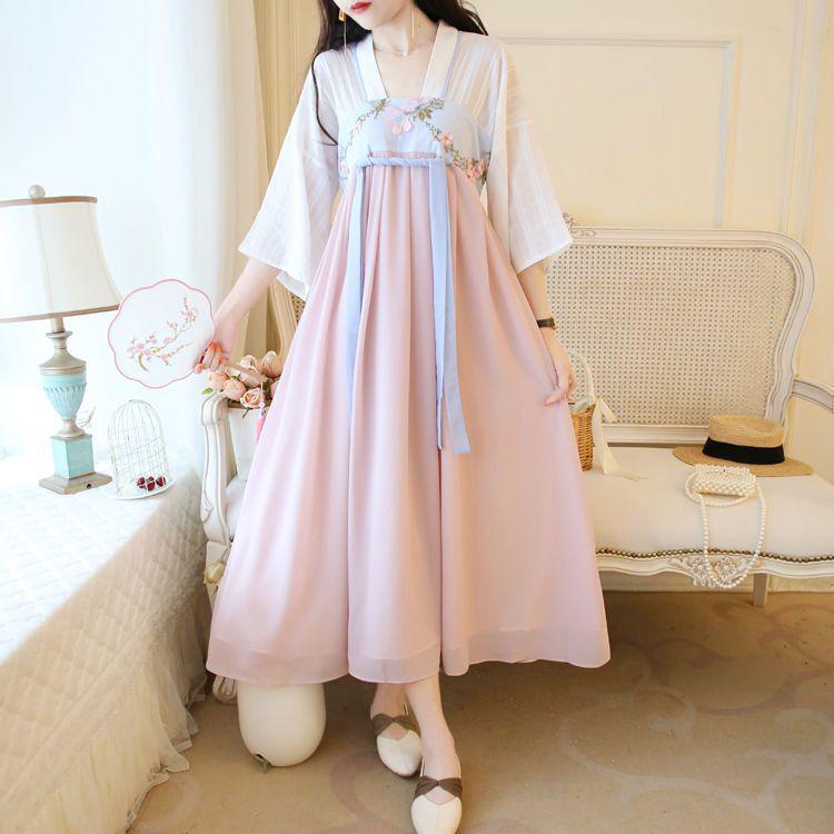Women s Embroidered Chiffon Hanfu Dress - Summer Ruqun Style S (40-45 kg) світло-рожевий колір
Women s Embroidered Chiffon Hanfu Dress - Summer Ruqun Style S (40-45 kg) світло-рожевий колір