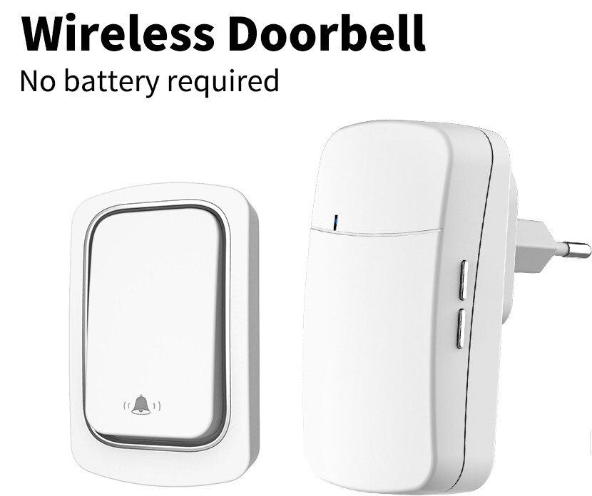 Беспроводной самогенерируемый уровень IP44 водонепроницаемый без розетки и батареи домашний электронный дверной звонок маленький белый дистанционный дверной звонок American regulations
Беспроводной самогенерируемый уровень IP44 водонепроницаемый без розетки и батареи домашний электронный дверной звонок маленький белый дистанционный дверной звонок American regulations