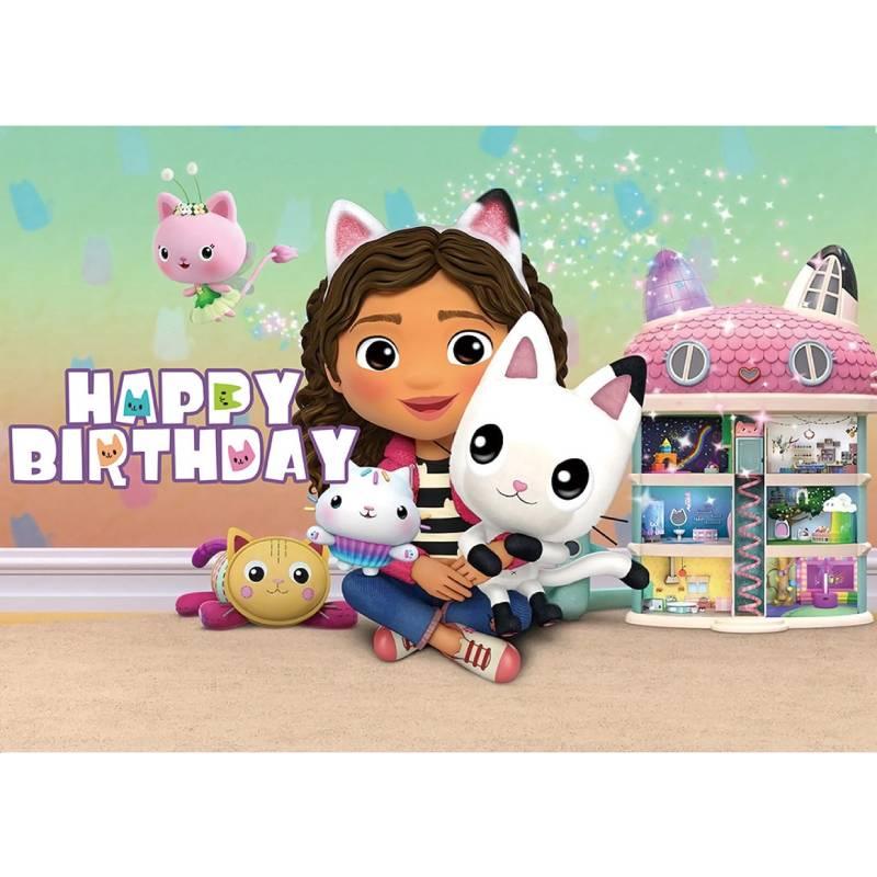 Кукольный домик Тема День рождения Габби Задний фон Баннер Декорация Мультфильм 210*150cm/82.68*59.06in
Кукольный домик Тема День рождения Габби Задний фон Баннер Декорация Мультфильм 210*150cm/82.68*59.06in