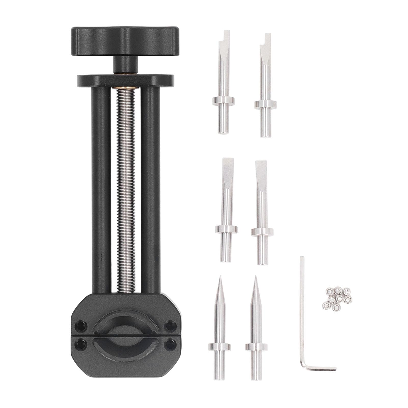 Camera Lens Vise Repair Tool, 25mm to 130mm Lens Thread Repair Tool, Aluminum Alloy, Camera Lens Tool
Camera Lens Vise Repair Tool, 25mm to 130mm Lens Thread Repair Tool, Aluminum Alloy, Camera Lens Tool