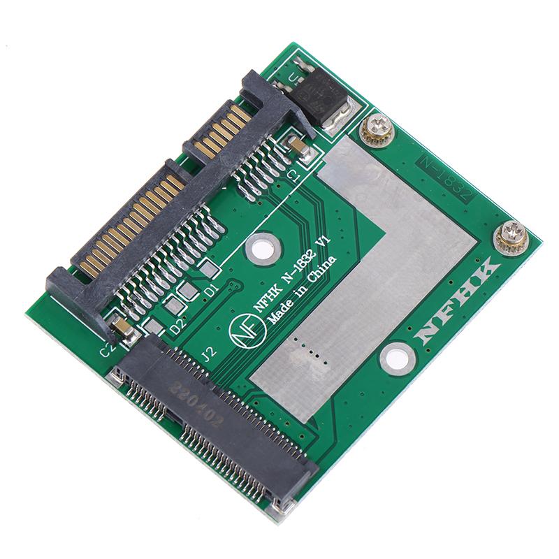 Msata Ssd до 2.5 Sata 6.0Gps адаптера конвертера карти модуля плати Mini Pcie Ssd one size
Msata Ssd до 2.5 Sata 6.0Gps адаптера конвертера карти модуля плати Mini Pcie Ssd one size